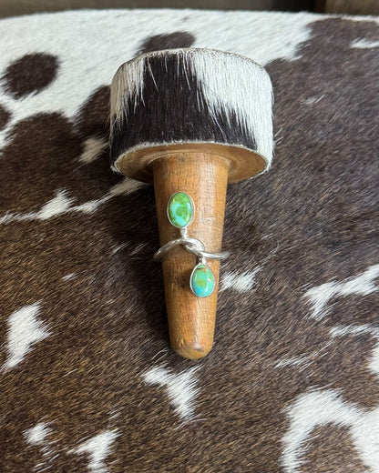 Twisted 2 Stone Sonoran Ring *Native