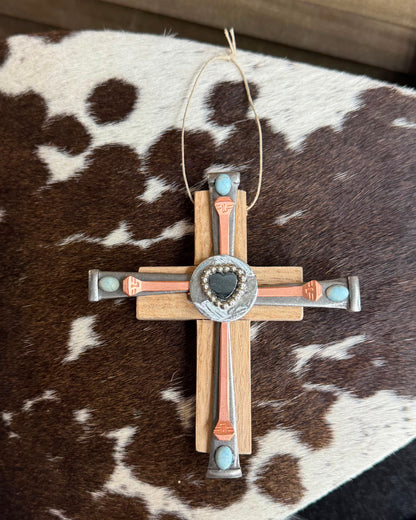 Decorative Heart Cross *Native