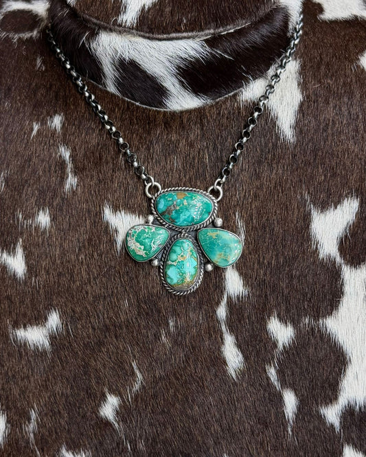18" Royston Half Cluster Necklace *Native