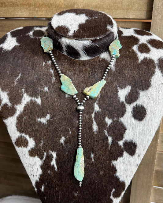 Slab Pearl Lariat Necklace *NonNative