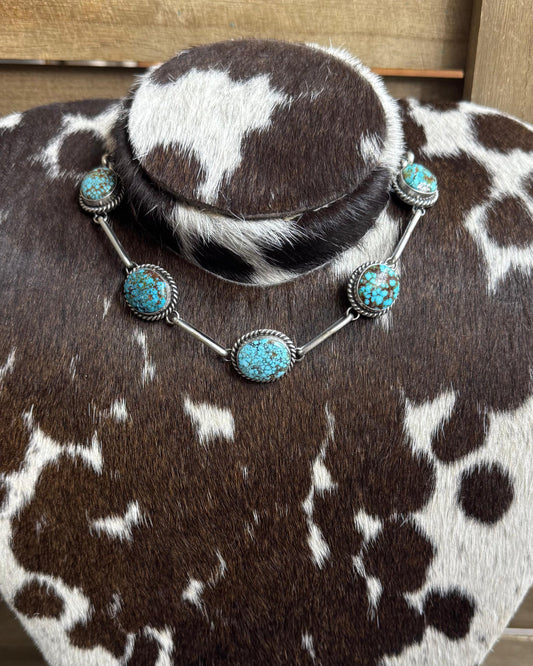 Webbed Kingman 5 Stone Choker *Native