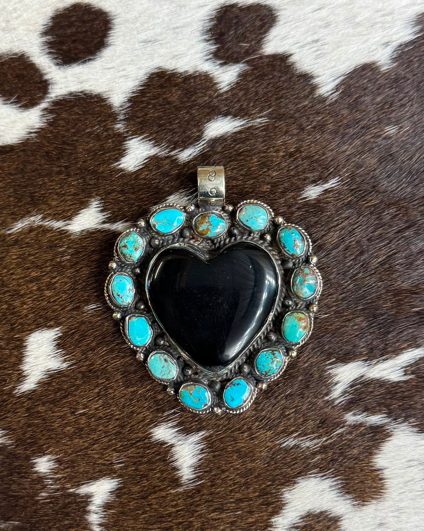 Black Onyx Heart Pendant *NonNative