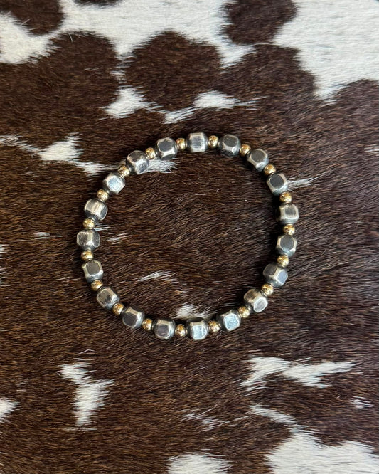 Box Bead Bracelet