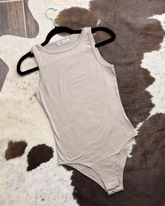 Elevated Basic Bodysuit *Light Tan