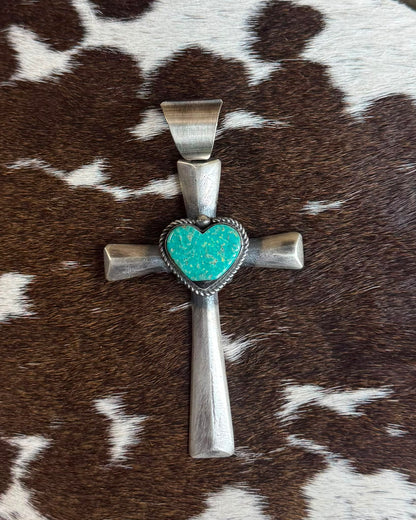 Cross Heart Pendant *Native