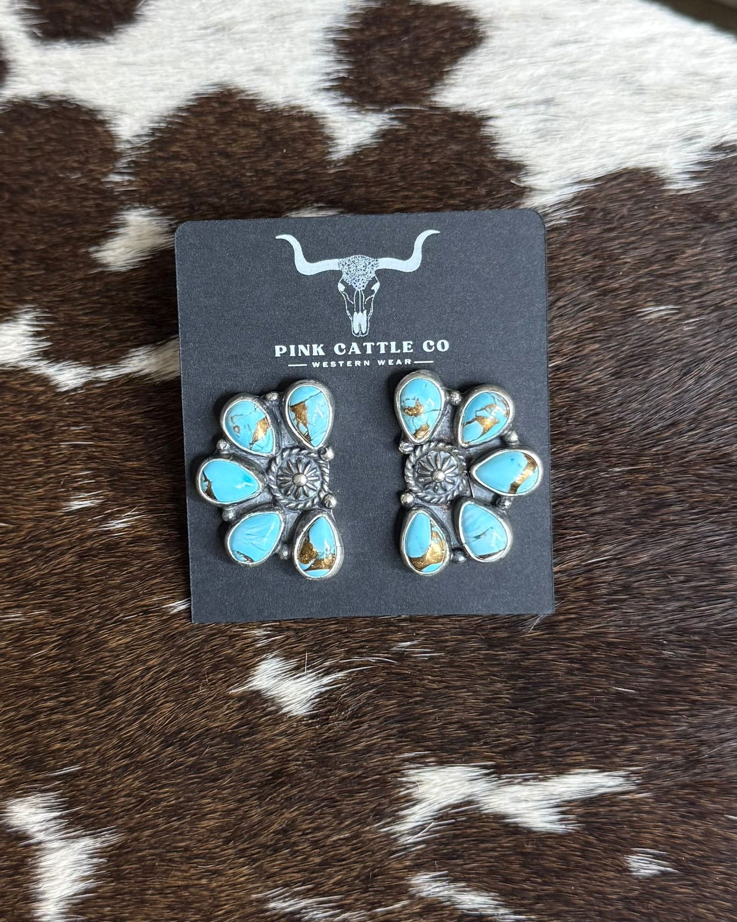 Cotton Candy Half Cluster Earrings *Native