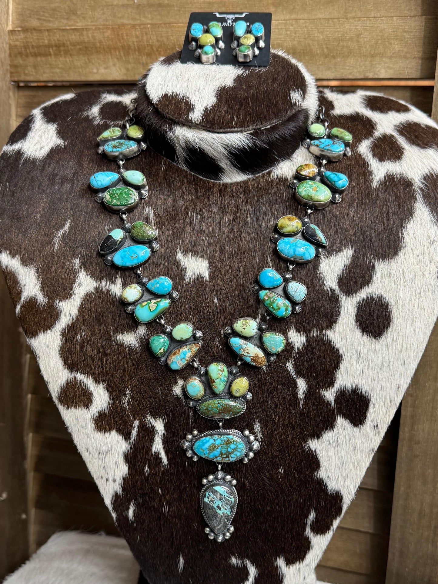 Multi Cluster Lariat Statement Necklace *Native