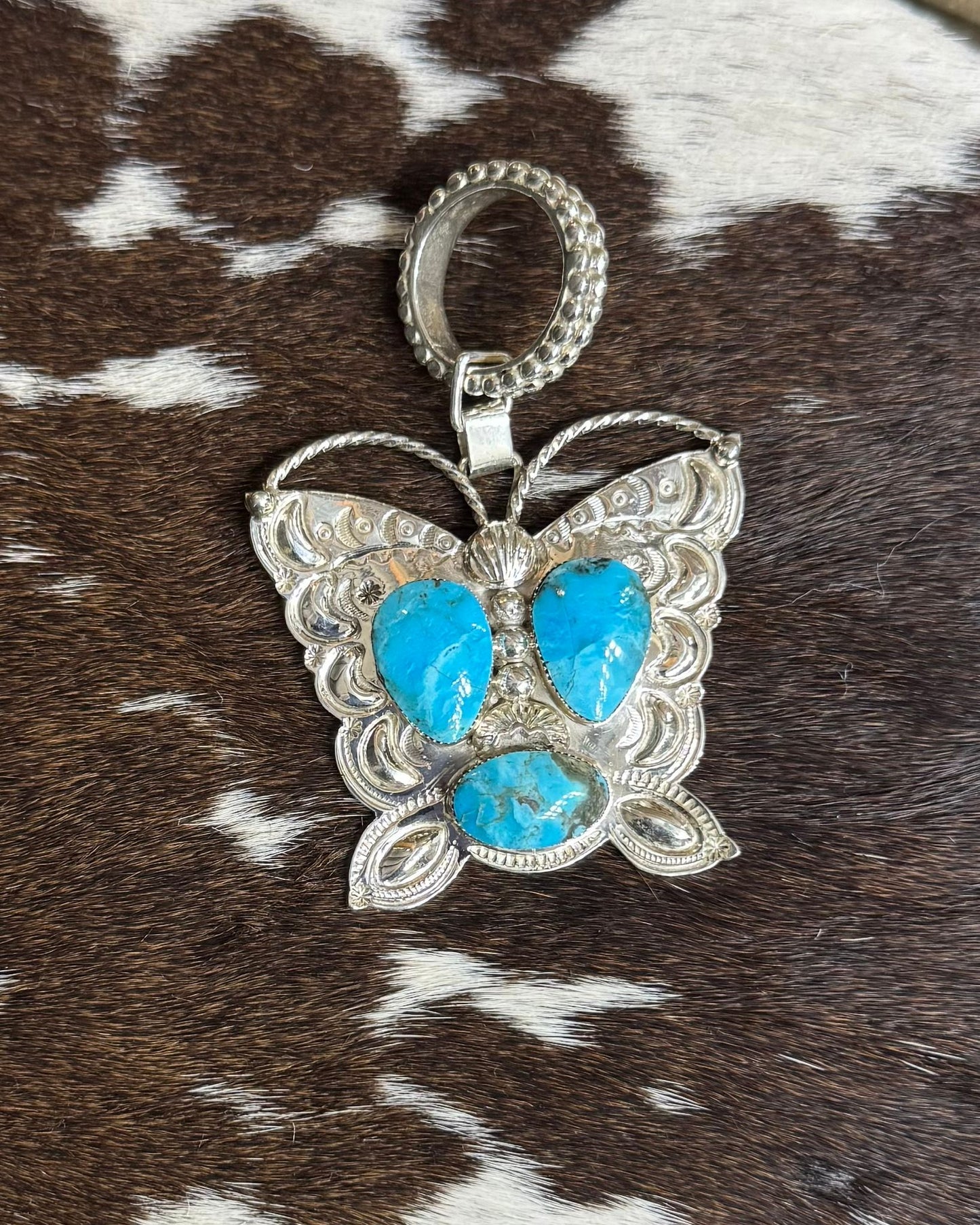 Butterfly 3 Stone Pendant *Native