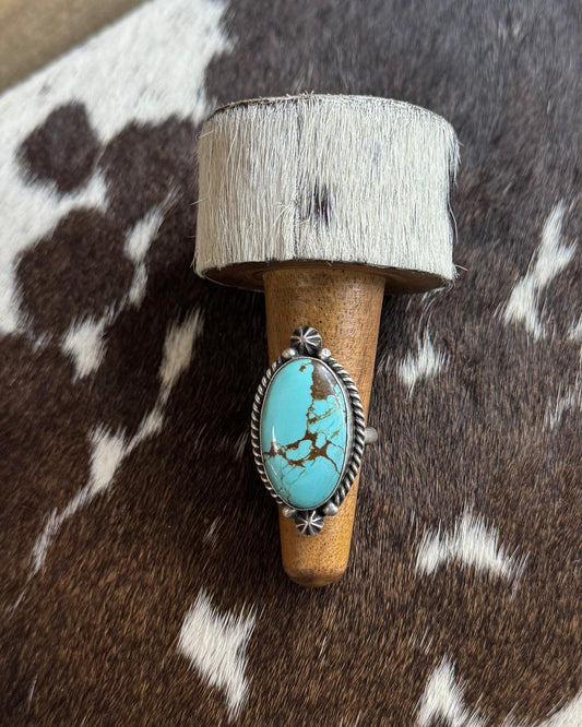 #8 Single Stone Starburst Ring *Native