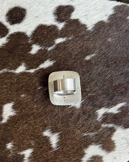 White Buffalo Square Ring *Native
