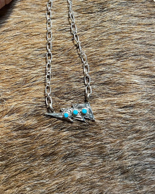 Lightning Bolt Necklace *Native