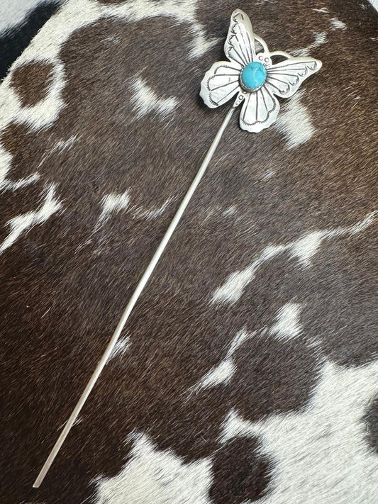 Larry James Butterfly Hair Pin *Native