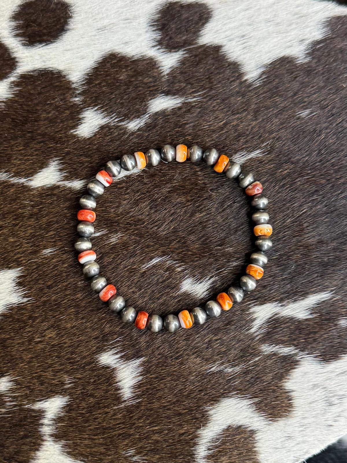 Pearl Spiny Stretch Bracelet