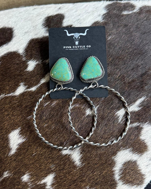 Kingman Twisted Hoop Earrings *Native