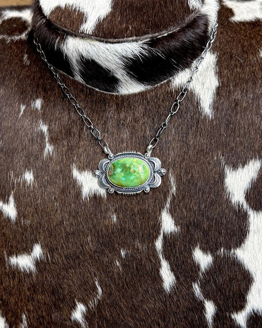 16" Oval Sonoran Necklace *Native
