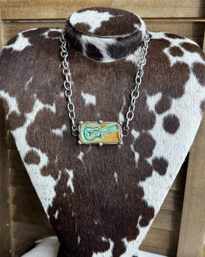 23" Square Guitar Necklace *NonNative