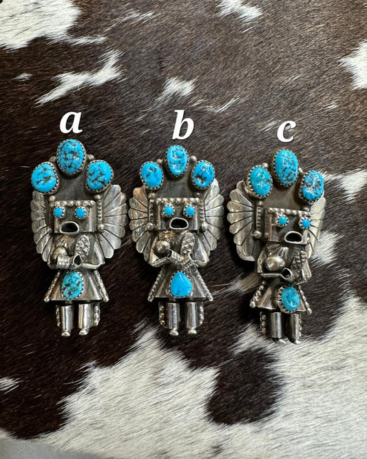 Kachina Brooch Pendant