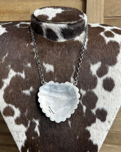 Golden Hills Cluster Heart Necklace *Native