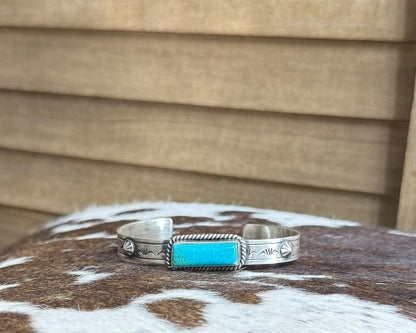 Blue Kingman Bar Cuff *Native