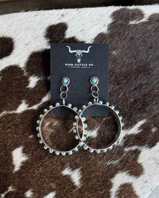Snake Eye Stud Dangle Earrings *Native