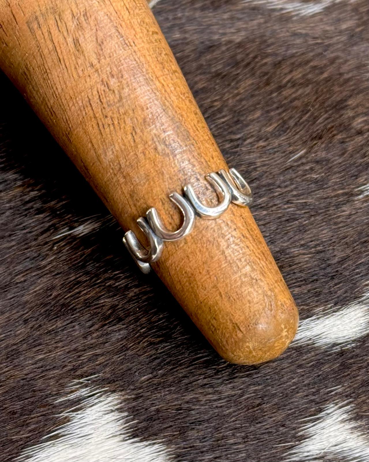 Sterling Multi Horseshoe Ring *NonNative