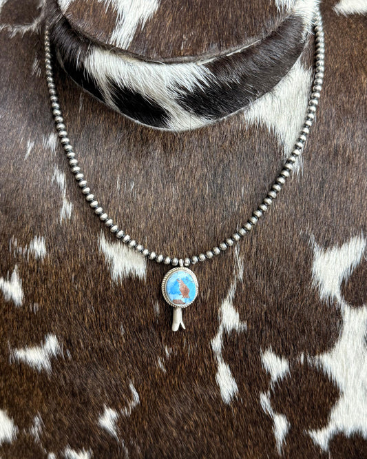 16” Pearls with Golden Hills Blossom *Native