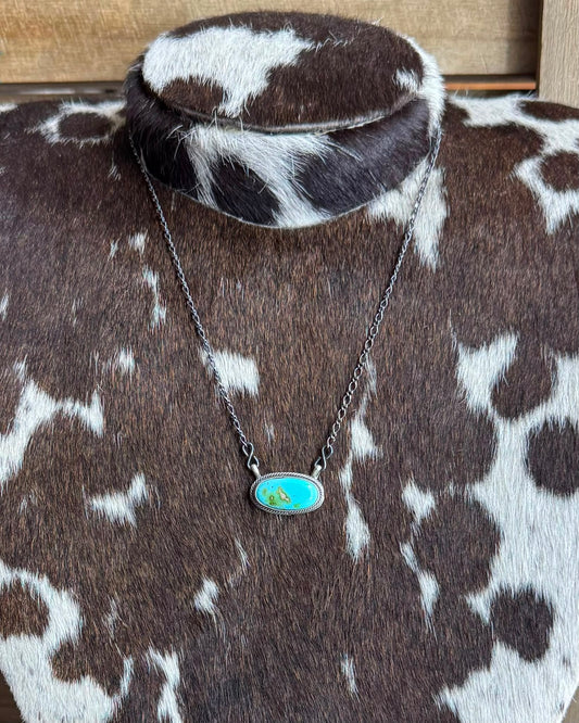 Sonoran Oval Simple Necklace *Native