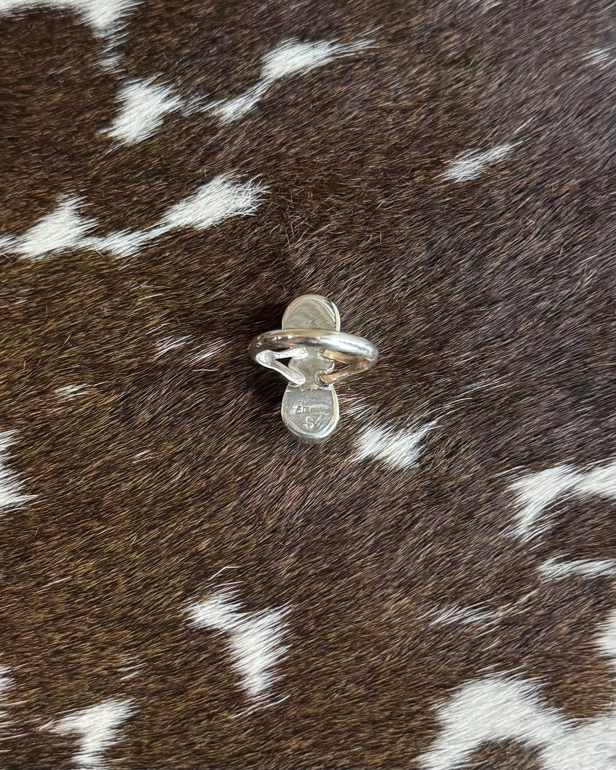 Sz 7 Golden Hills 2 Stone Ring * Native
