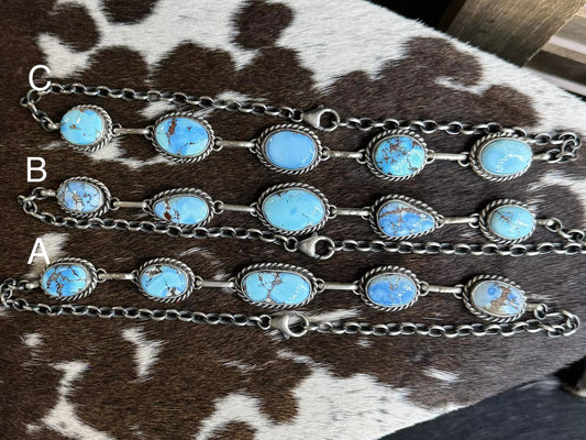 Golden Hills 5 Stone Choker *Native
