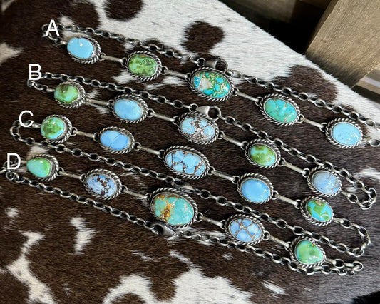 Sonoran & Golden Hills 5 Stone Choker *Native