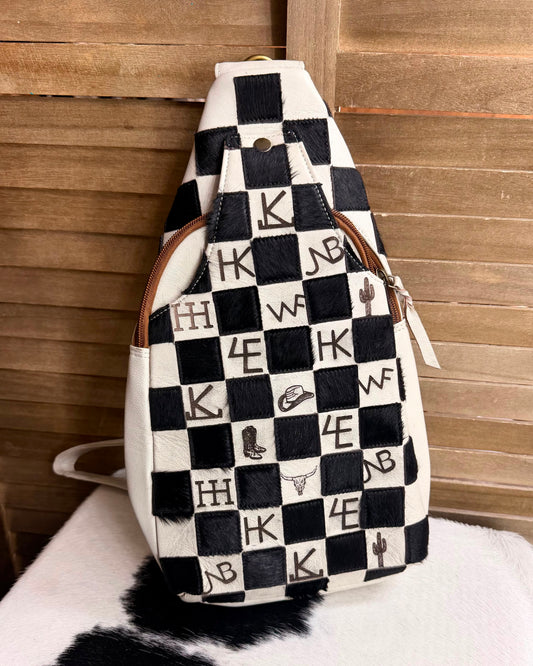 Branded Checkered Sling