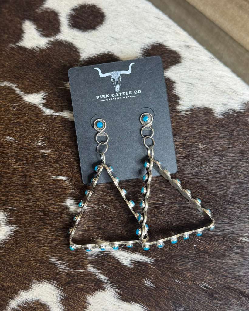 Triangle Dangle Earrings *Native