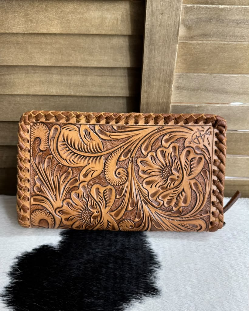 Tooled Clutch Crossbody