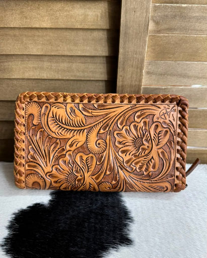 Tooled Clutch Crossbody
