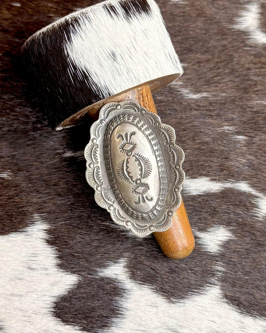 Vincent Platero Adjustable Concho Ring *Native