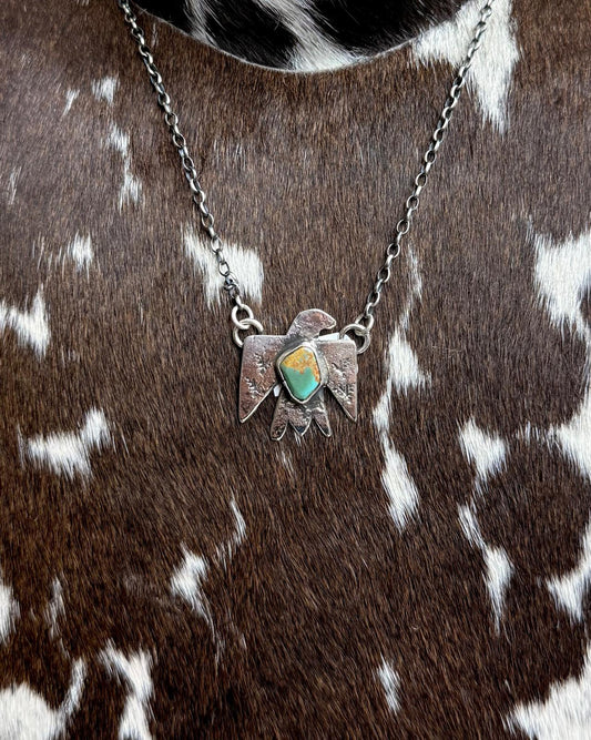 Jude Candelaria Kingman Thunderbird Necklace *Native