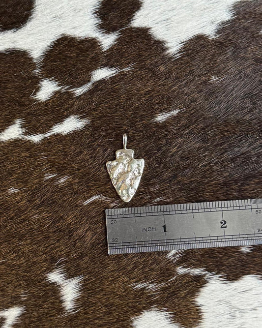 Sterling Silver Arrowhead Pendant *Native