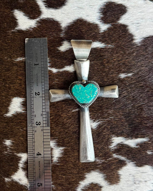 Cross Heart Pendant *Native