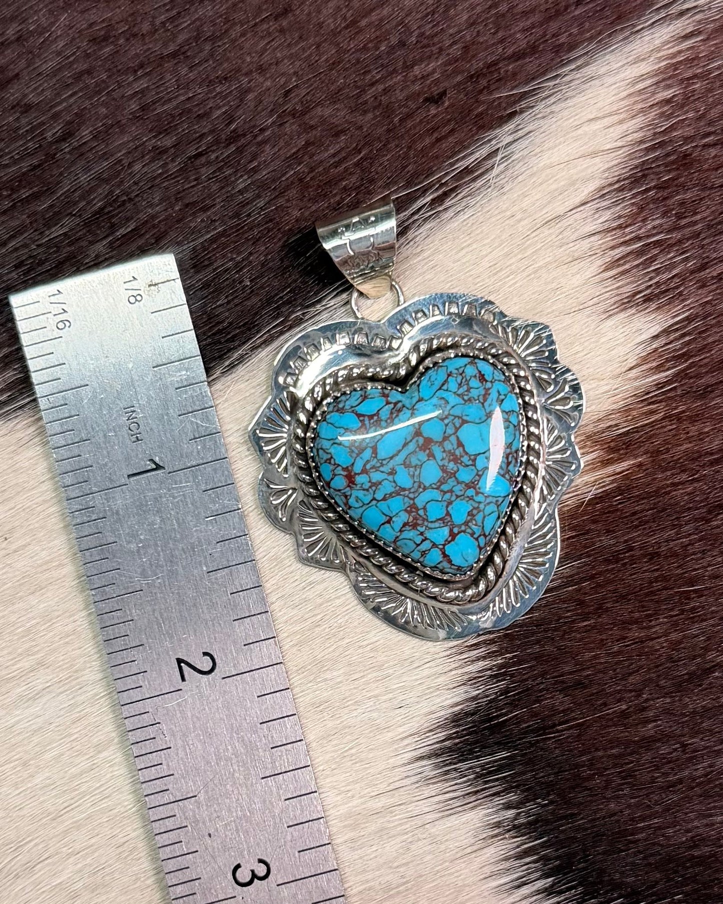 Bisbee Heart Pendant *Native