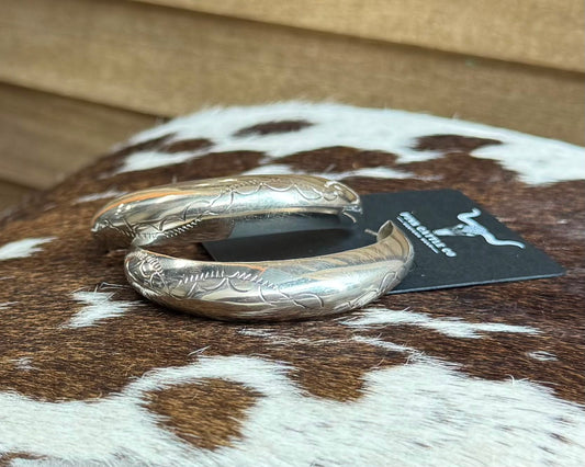 Sterling Pattern Half Hoops *Native