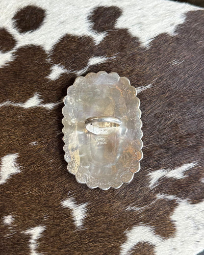 Larry Etsitty Bar Ring Adj *Native