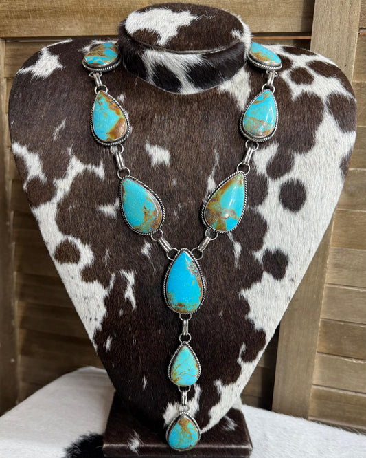 Multi Teardrop Lariat Necklace *Native