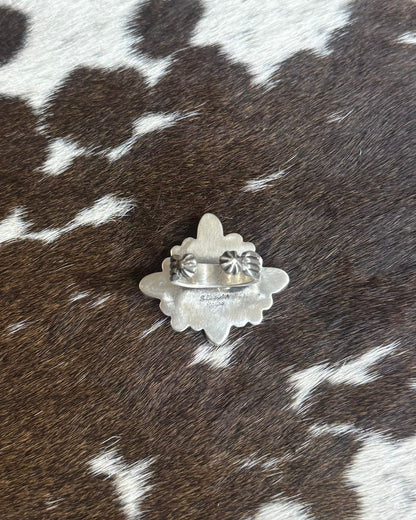 Four Stone Turqouise Blossom Ring Adj *Native