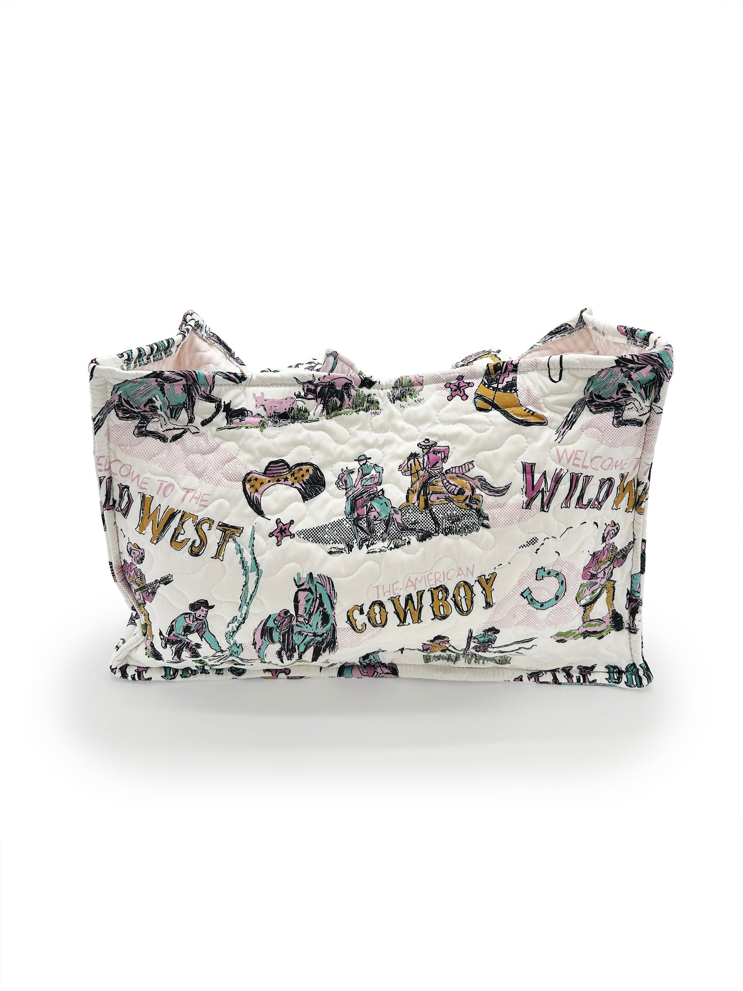 Cattle Drive Jewels Quilted Tote Bag
