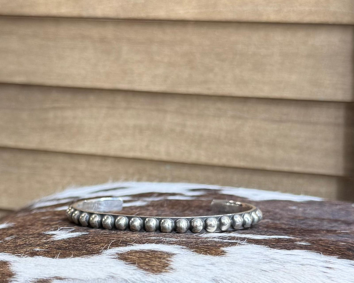 Sterling Silver Ball Cuff *NonNative