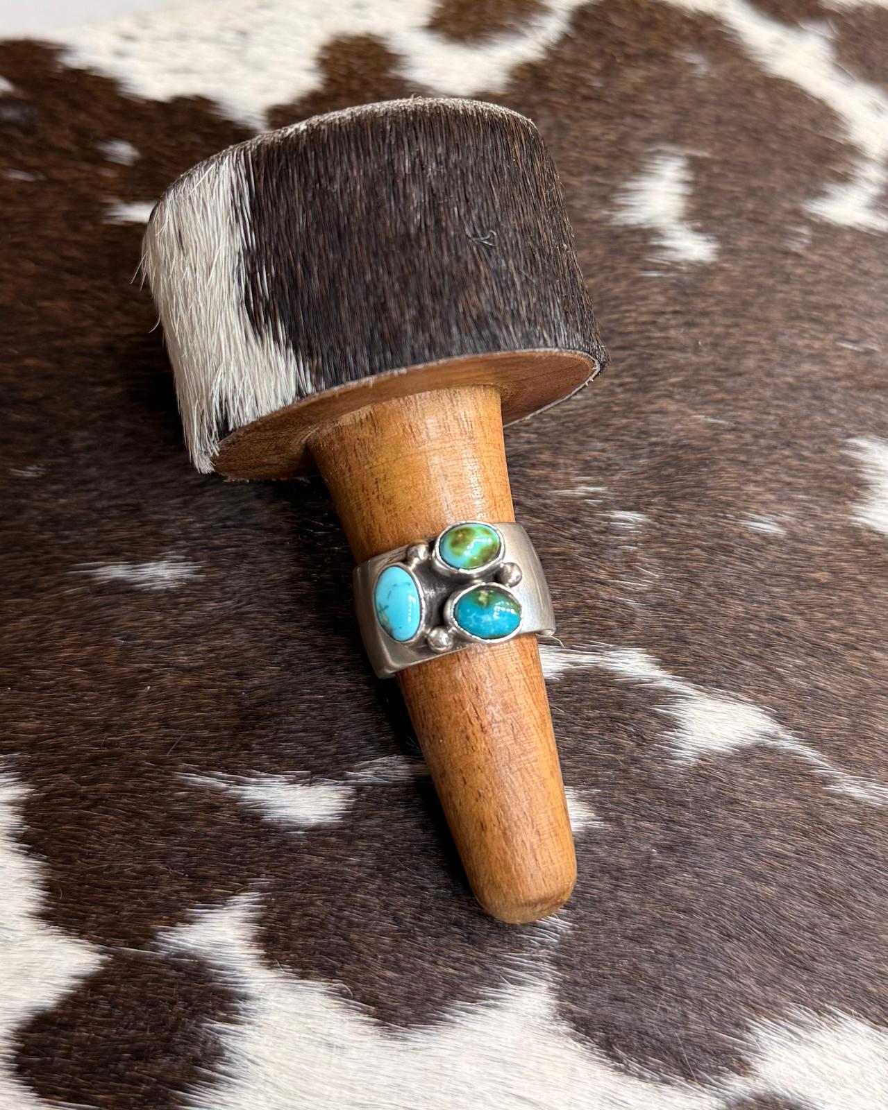 Emer Thompson 3 stone Ring Adj *Native