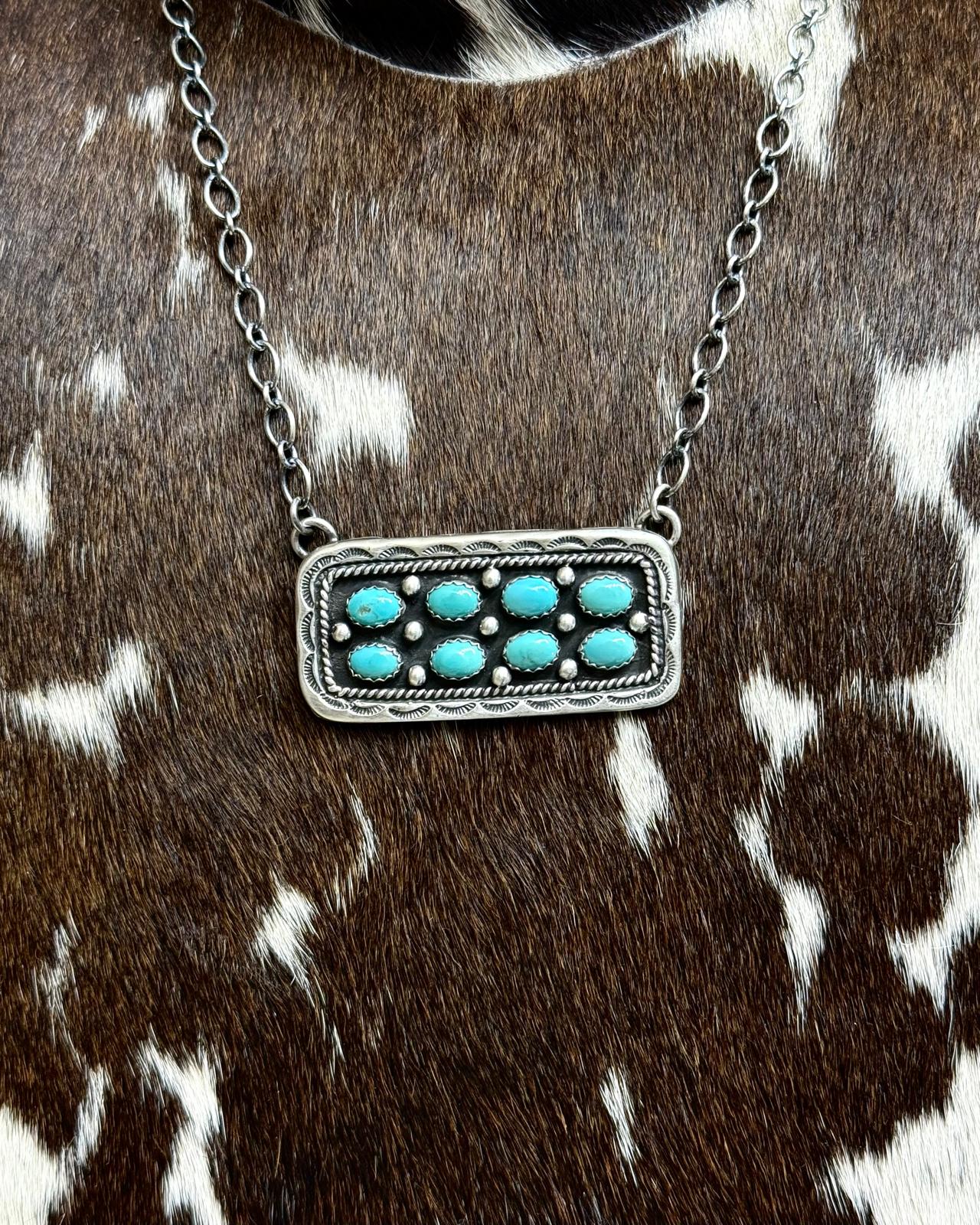 20" Kingman Pebbled Bar Necklace *Native