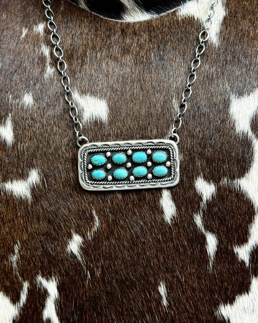 20" Kingman Pebbled Bar Necklace *Native