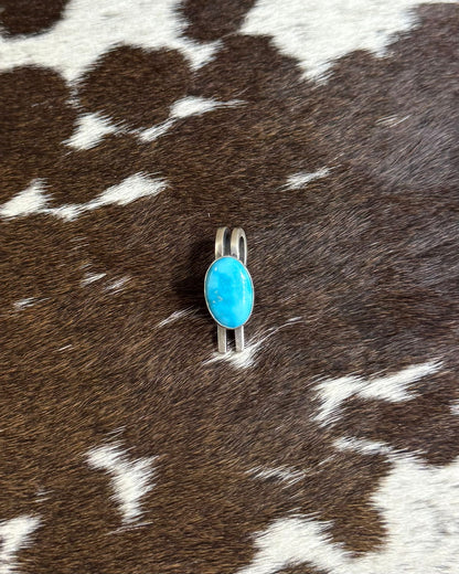 Blue Turquoise Pendant *Native