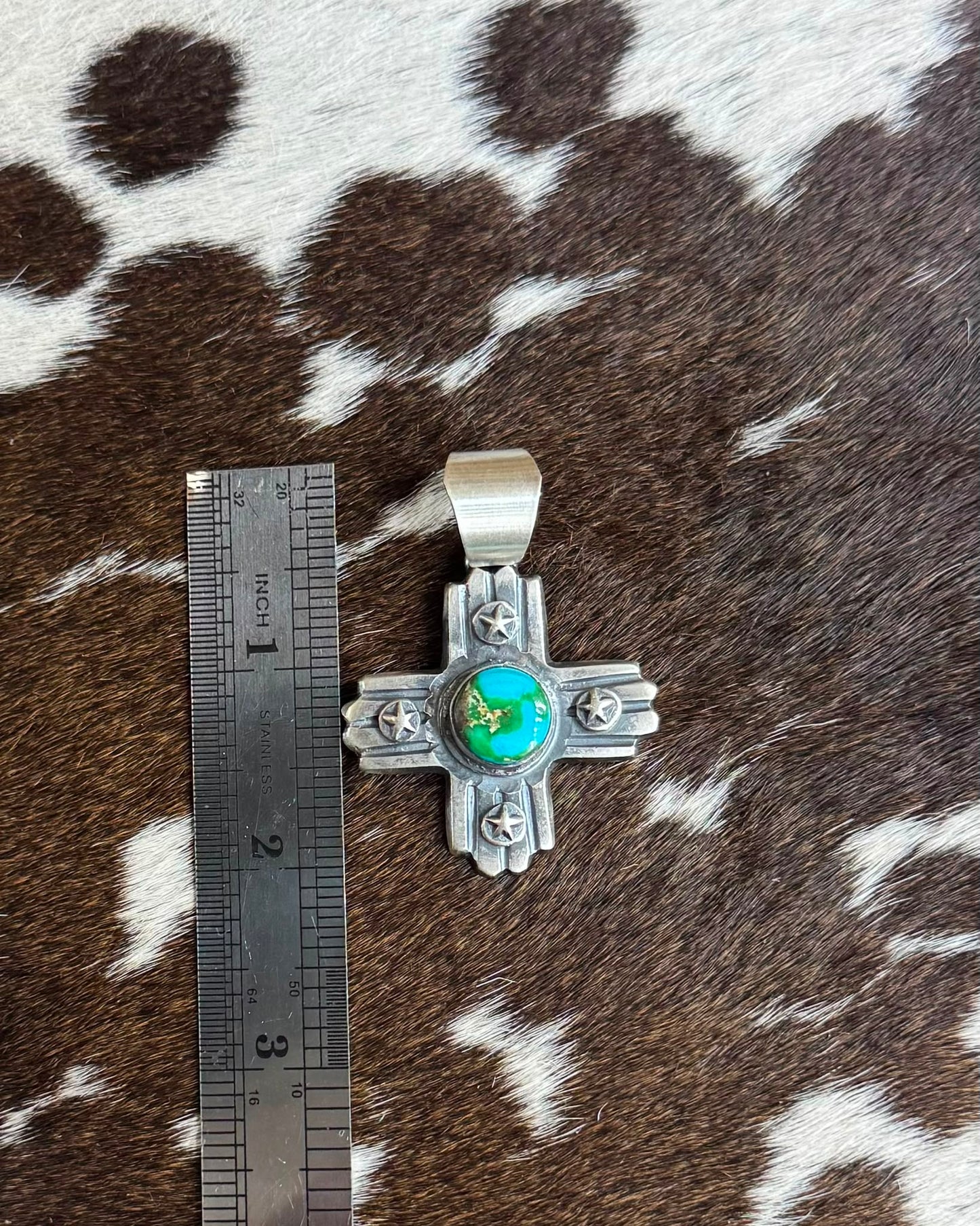 Sonoran Gold Star Cross Pendant *Native